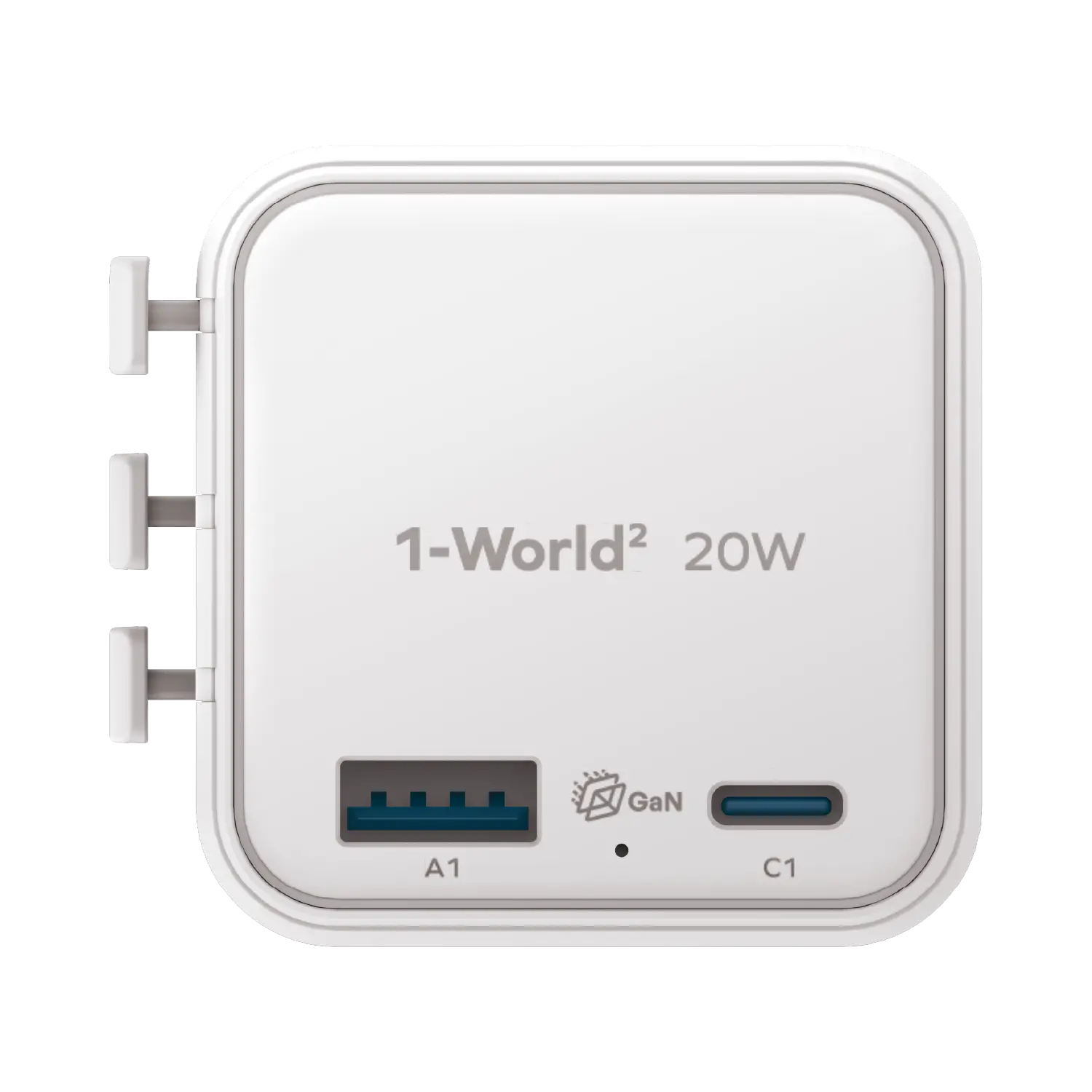 Momax 2-Port 20W GaN Travel Charger USB-C & USB-A