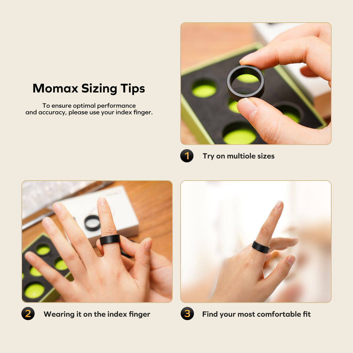 Momax Ring OneSense Active – Momax WearSense