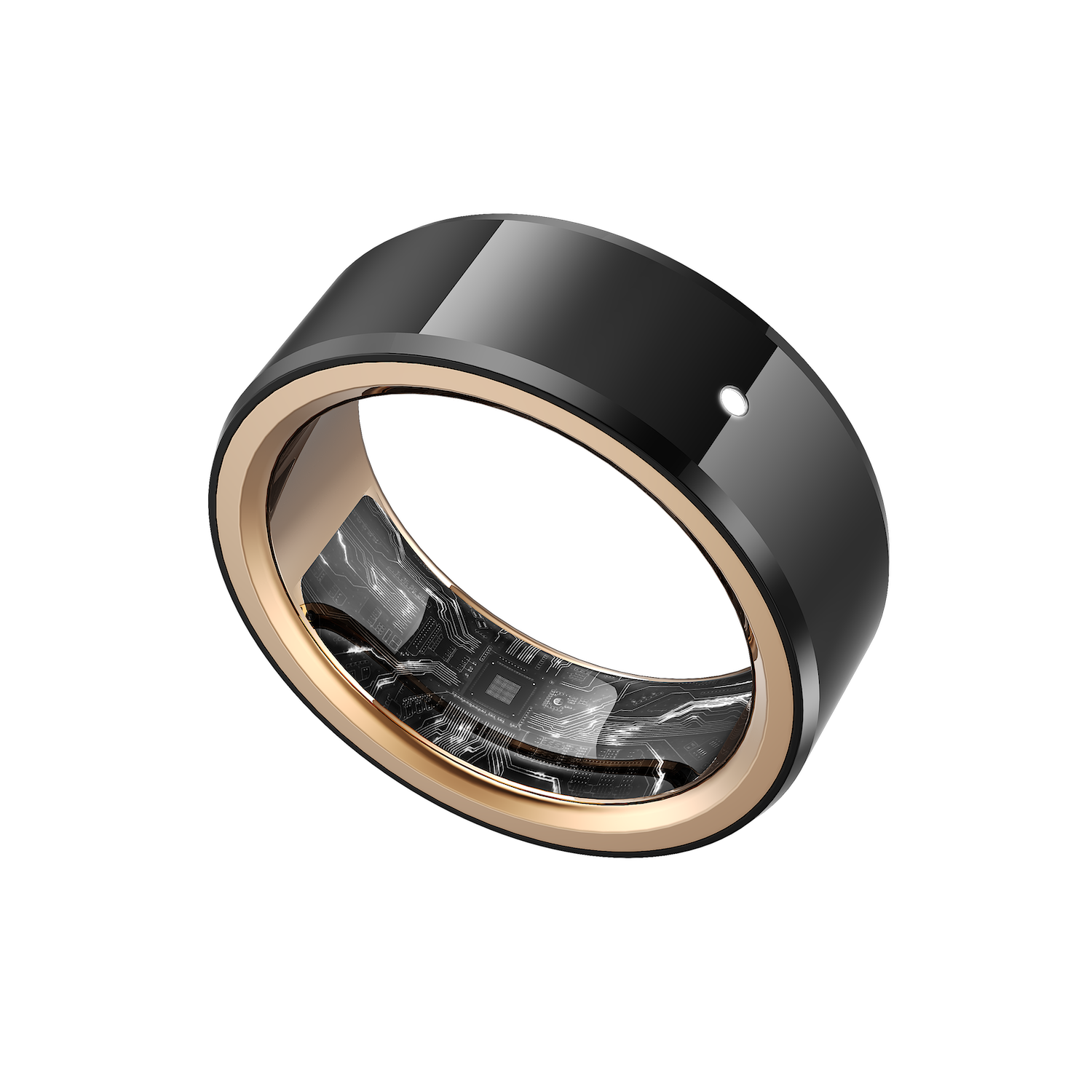 MOMAX 1-Sense Active Smart Ring - Premium Ceramic Health Tracker