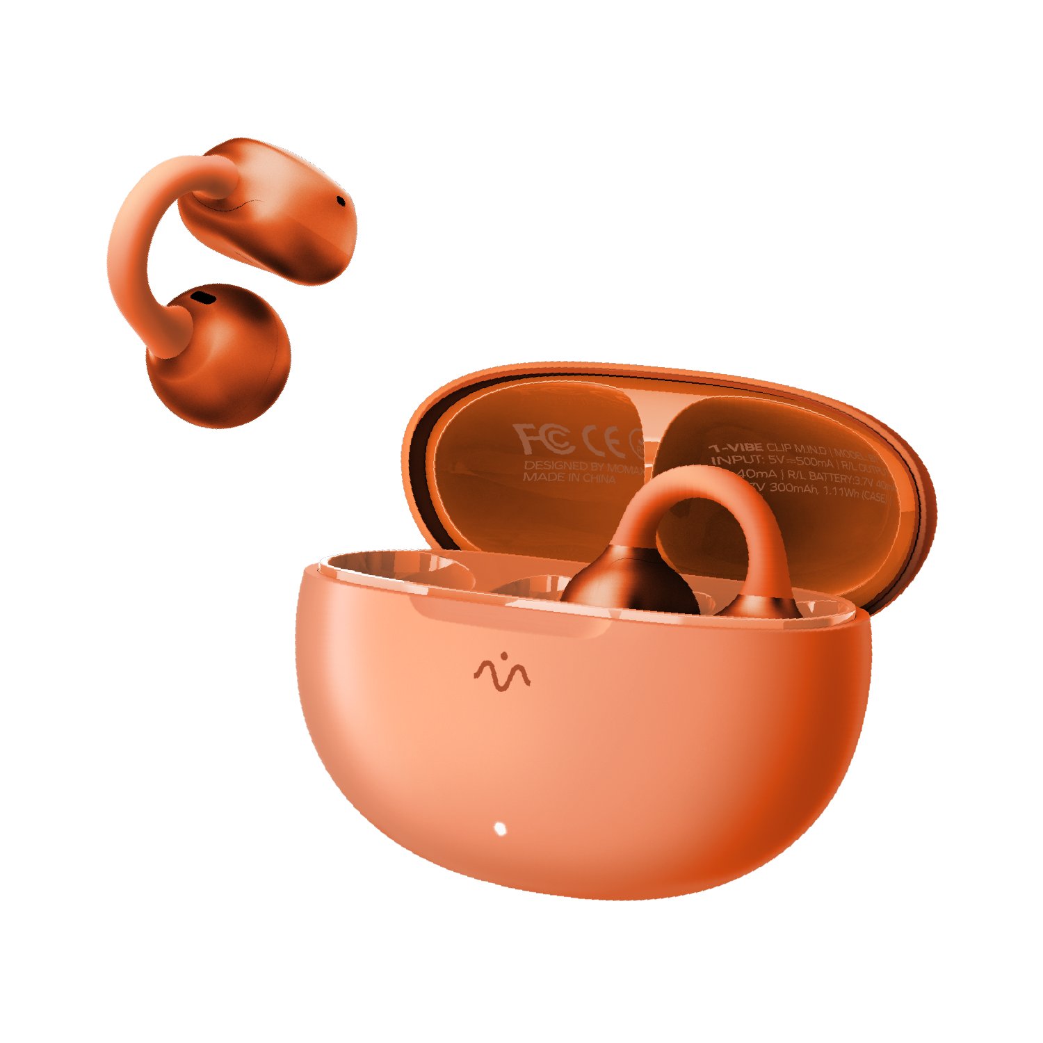 1-Vibe Clip AI-Powered ENC Noise Cancelling Earbuds, BT15