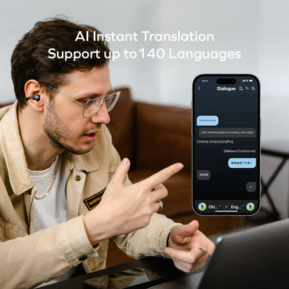 1-Vibe Clip AI-Powered ENC Noise Cancelling Earbuds, BT15