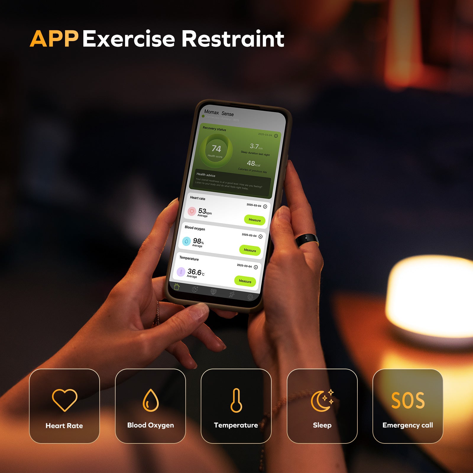 Momax スマートリング 1-Sense Active