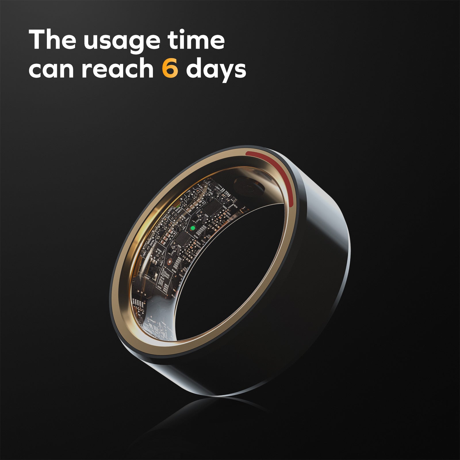 Momax OneSense Active スマートリング - ナノセラミック製 - 24/7健康