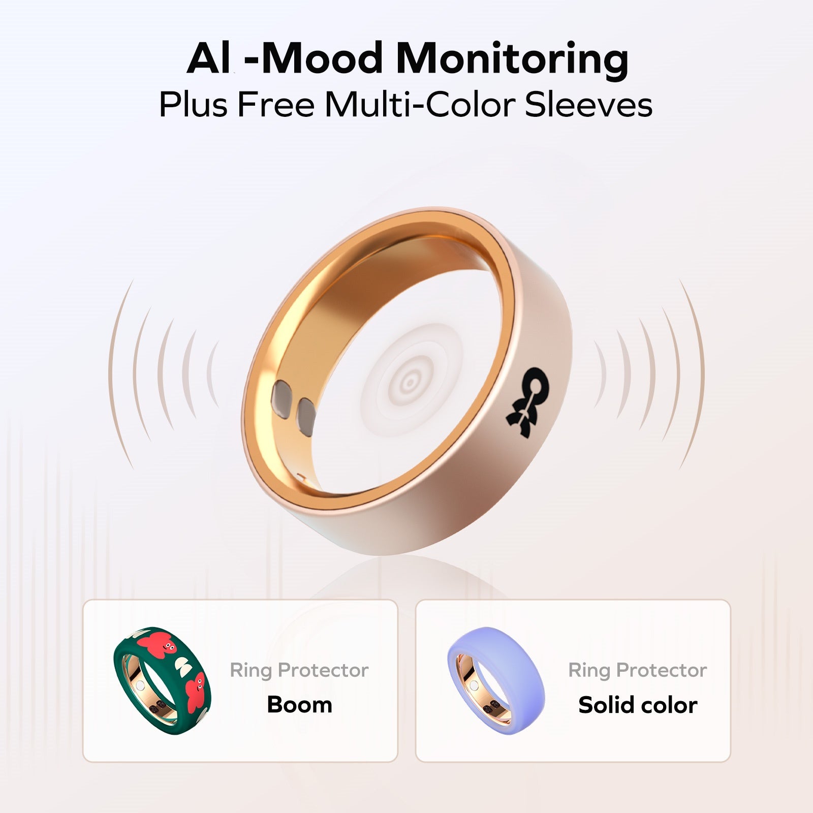 Momax OneSense Soul - World's 1st Haptic Smart Ring with AI Mood
