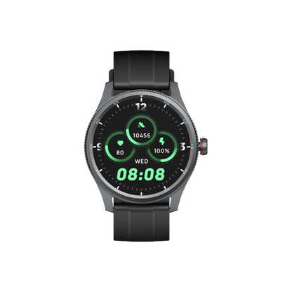 MOMAX 1-Wear Round Smart Watch - Professional Style